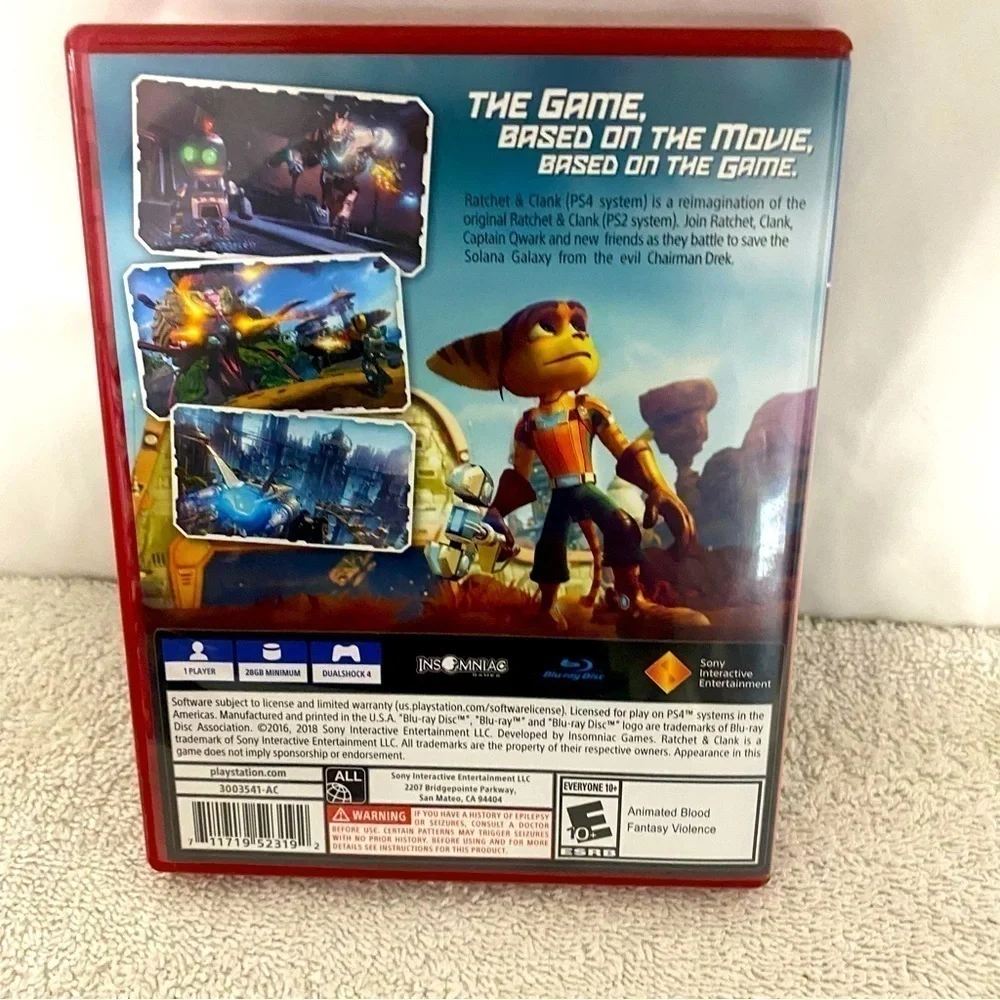 Ratchet & Clank PlayStation Hits - 2015 PS4 Game (Grandson Only Used Once)